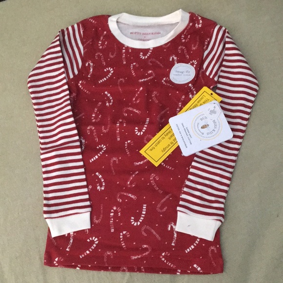 Burt's Bees Pajamas Burts Bees 2pc Pajama Set Christmas Candy Canes